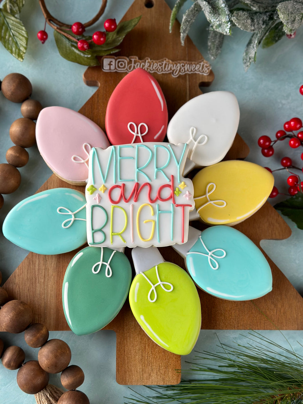 merry & bright platter