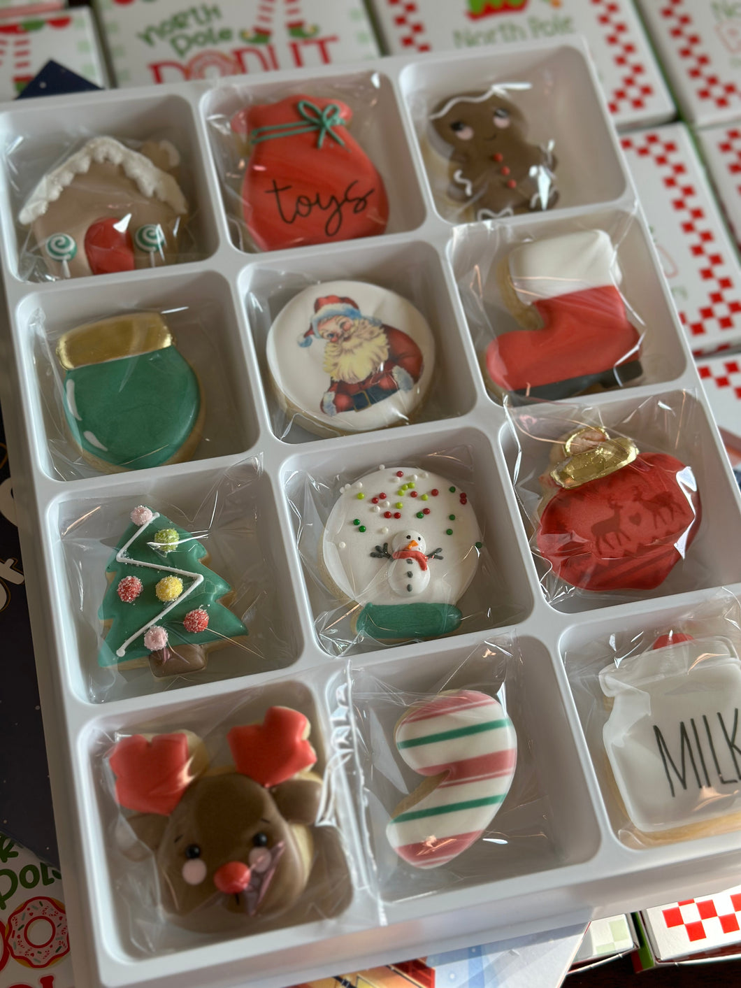Traditional advent calendar